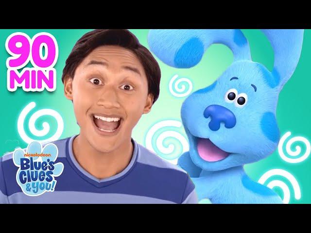 BEST Games & Skidoos with Josh & Blue!  | 90 Min. Compilation | Blue's Clues & You!