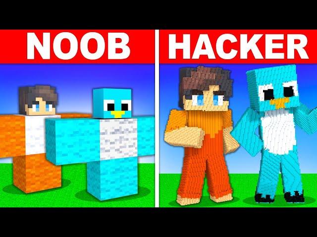 NOOB vs HACKER: I Cheated In a MILO & CHIP Build Challenge!
