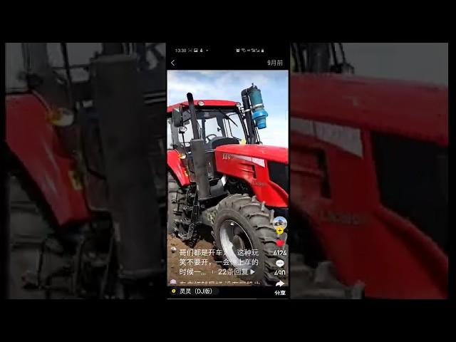 YTO tractor working in China