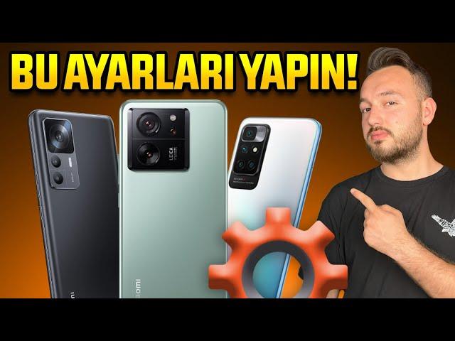 Xiaomi telefonlarda yapılması gereken ayarlar! #2