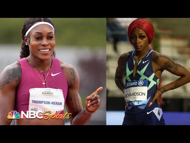 Sha'Carri Richardson battles Thompson-Herah in star-studded early season duel | NBC Sports