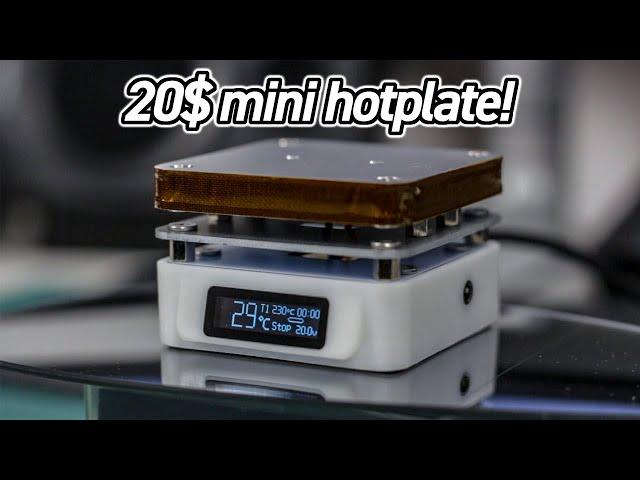 A 20$ Mini Hotplate for SMD Rework! Sequre T55 Review