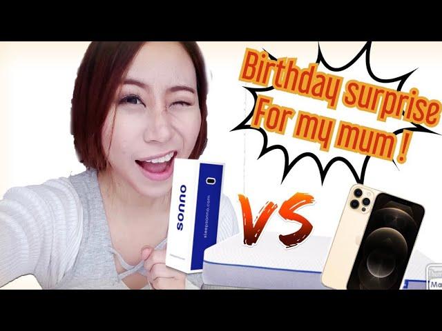 The best birthday surprise present For my mum ! Sonno Mattress Review and unboxing