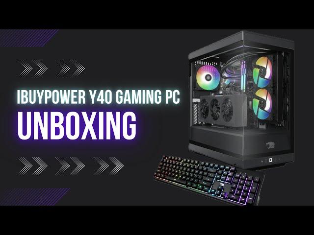 iBUYPOWER Y40 Gaming PC Unboxing & Setup  | First Look at My New PC!