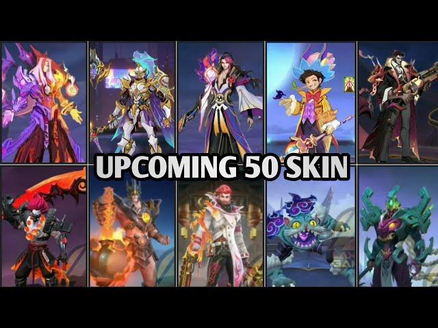 UPCOMING 50 NEW SKIN SURVEY & ENTRANCE MOBILE LEGENDS,PHOVEUS NEW SKIN,HELCRUT STARLIGHT,HANZO