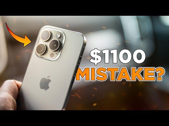 BUYERS REMORSE? 2 WEEKS LATER with the iPhone 15 Pro....