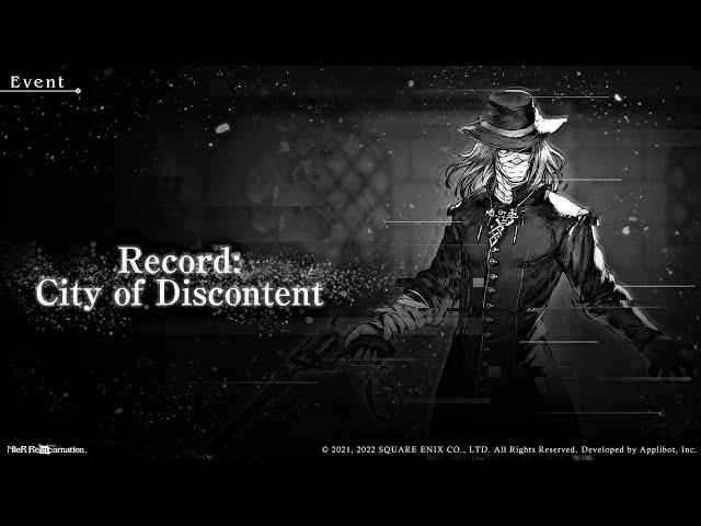 「NieR Reincarnation」Record: City of Discontent | Event Quest