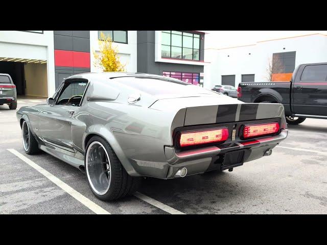 Hellcat-Powered 1968 Ford Mustang “Helleanor” 6-Speed - Idling Outside After Drive