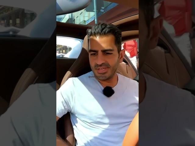 Omid und Hamid parken im Parkverbot #omidmouazzen #hamidmossadegh #bugatti #rich #car