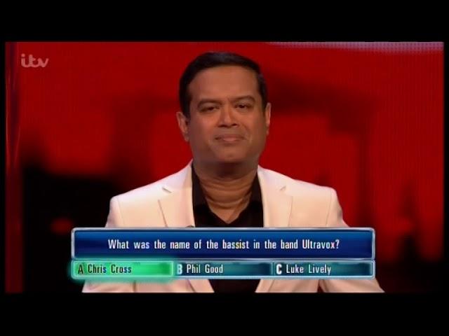 Ultravox question on "The Chase" - May 2019