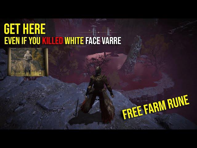 how to revive white face varre - how to get free rune farm elden ring - what if i killed npc