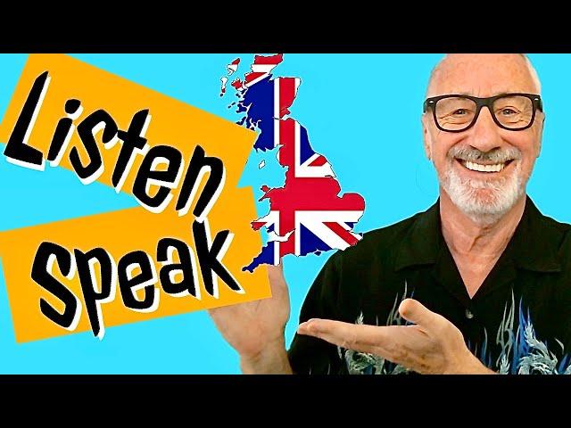 Native British English Conversation Practise - Listen, Learn, Speak