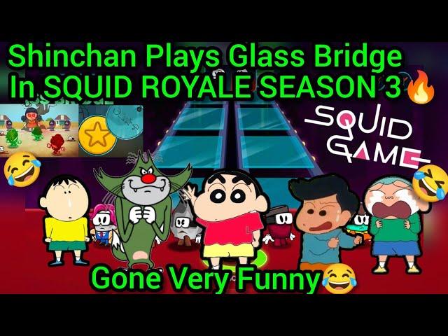 Shinchan Plays SQUID ROYALE SEASON 3 With His Friends Gone Very Funny SQUID GAME