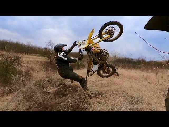 Uphill and Downhill Yamaha WR450f/Suzuki RMZ 450/ Husqvarna te250