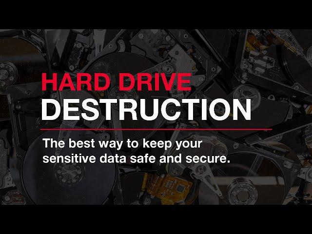 How to destroy a Hard Drive with PROSHRED® Security