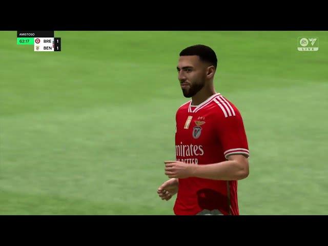 Benfica vs Brentford FIFA 24 PS4 Gameplay! Mundo Gamer Brasil!