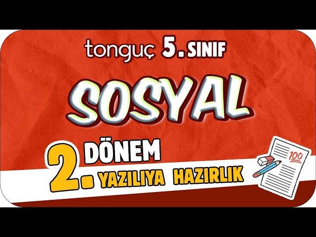 5.Sınıf Sosyal 2.Dönem 2.Yazılıya Hazırlık  #2024