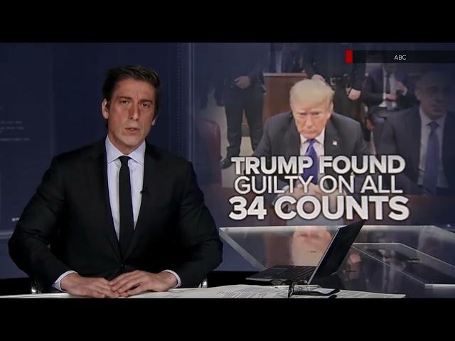 'ABC World News Tonight' Donald Trump hush money verdict open May 30, 2024