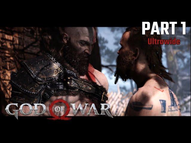 God of War - PC Walkthrough Ultrawide Gameplay Part 1 [4K 21:9 60FPS RTX] [No Commentary]