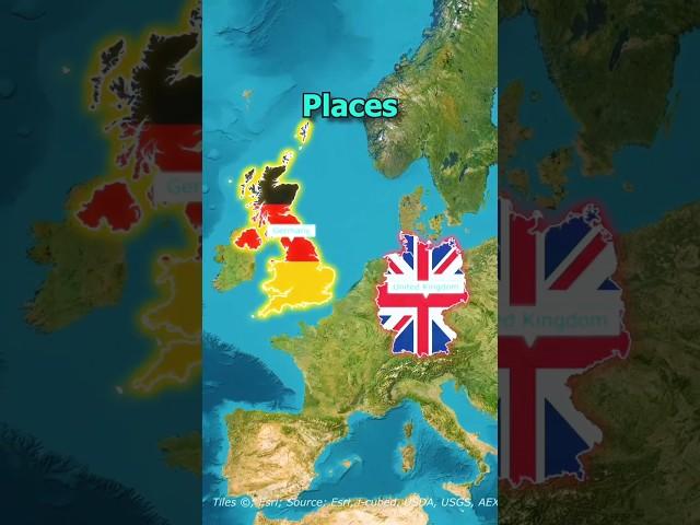 if Germany and UK switched places???