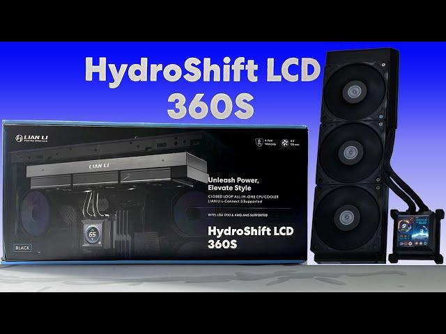 Lin Li Hydroshift LCD 360 s AIO  Liquid Cooler Unbox install and test