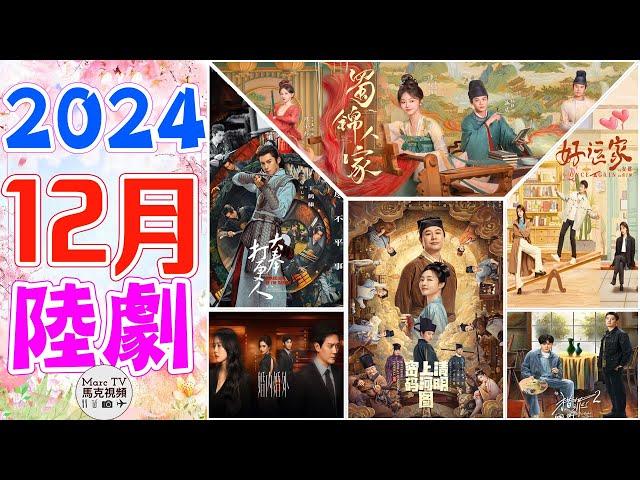 2024年12月陸劇介紹│12月七部壓軸大劇震撼開播~比比有多精彩？【十二月大陸劇】