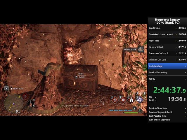 Hogwarts Legacy | 100 % (Hard, PC) Speedrun in 11:36:45 (WR) - Part 1/2