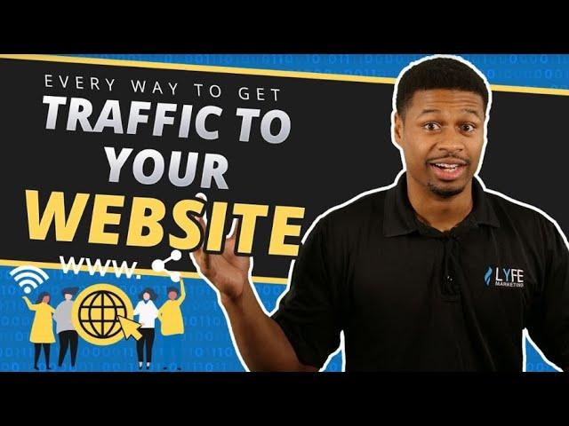 Every Way To Get Traffic To Your Website In 2025 | Step-by-Step