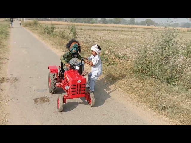 Home made Mini Mahindra powerful Mini Eicher tractor Komal Kumar