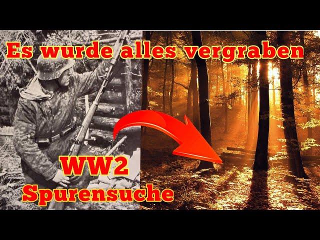 Versteckte Sachen der Wehrmacht gefunden (Schatzsuche im Wald mit Metalldetektor Sondeln) Teil 2