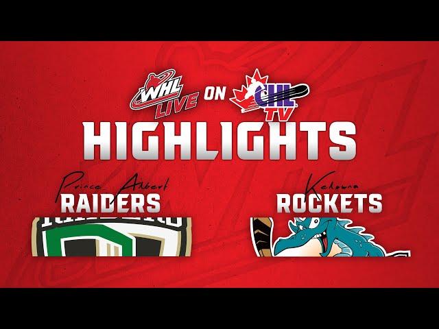 Prince Albert Raiders at Kelowna Rockets 10/14 | WHL Highlights 2024-25