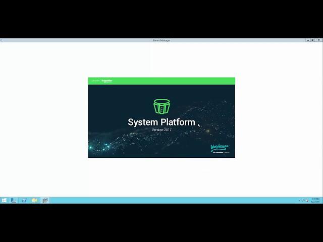 Installing Wonderware System Platform 2017