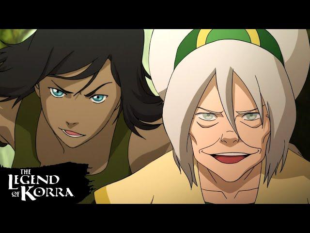 Korra Trains With Toph  | Full Scene | The Legend of Korra