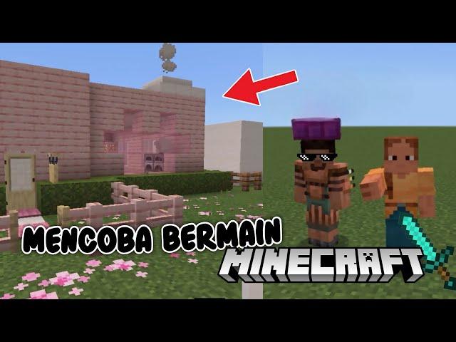 PERTAMA KALI MAIN MINECRAFT!?? Marsya & Sulthan Challenge Membuat Rumah! | Minecraft Indonesia  |