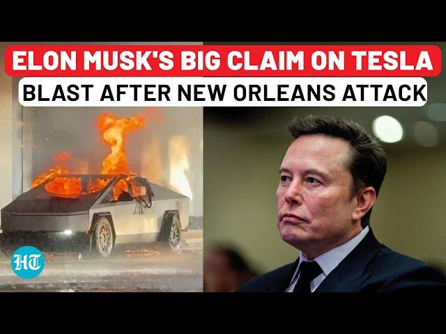 Elon Musk's Stunning Claim On Tesla Cybertruck Blast At Trump Hotel, After New Orleans Attack