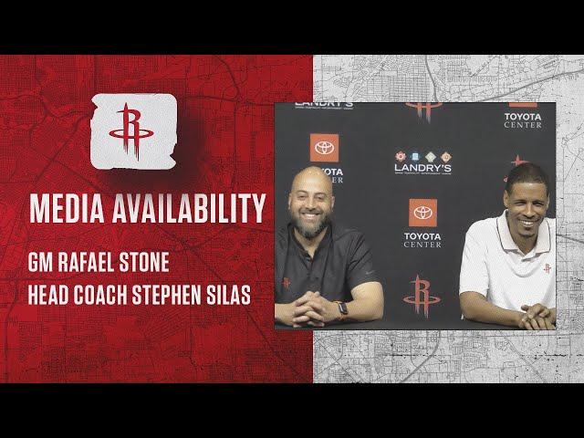 End of Season Availability: GM Rafael Stone & Coach Stephen Silas