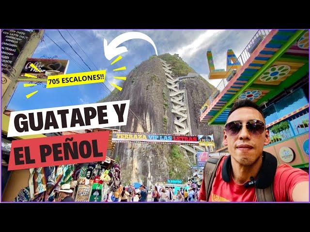The Place [ MOST BEAUTIFUL  in COLOMBIA  ] NEAR MEDELLIN | GUATAPE and the STONE in EL P
