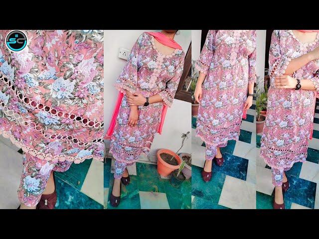 how to design and all over print/In detailing cutting and stitching/dress from scratch/#new#fashion