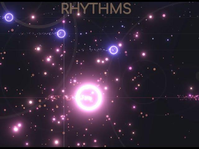 Polyrhythm Experiment Called "Stellar Flow" // Serene Animations and Calming Sounds