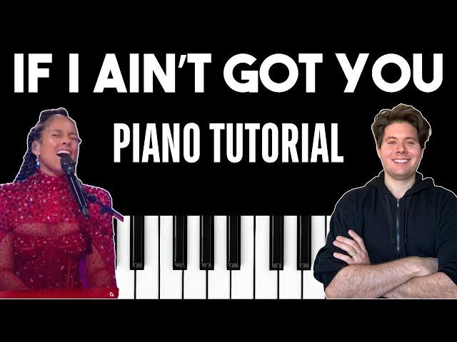 If I Ain't Got You - Alicia Keys | Easy Piano Tutorial