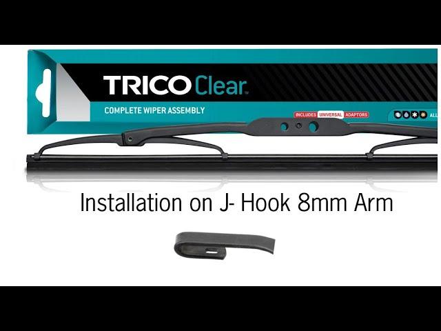 Trico Clear to suit Hook Mount 8mm Wide Arm