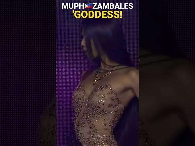 MISS ZAMBALES 'GODDESS LIKE' EVENING GOWN AT MISS UNIVERSE PHILIPPINES 2023! #shorts #muph #zambales