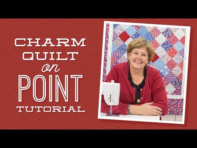 Make a Charm Quilt on Point with Jenny!