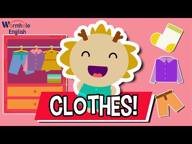 What Are You Wearing?  | Clothes Song | Wormhole Learning - Songs For Kids