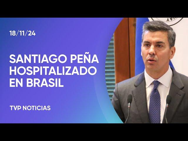 G20: hospitalizaron al presidente de Paraguay en Río de Janeiro