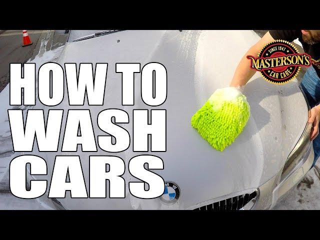 How To Wash Your Car - Step-By-Step Guide - Auto Detailing - Masterson's Car Care