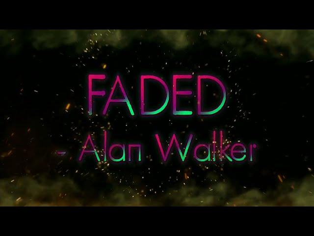 Alan Walker - Faded (Lyrics Video) | Neon Aesthetic & Trending Hit