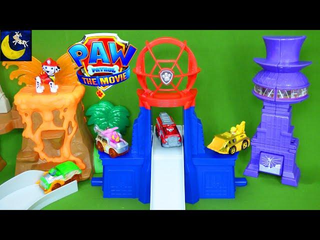 Paw Patrol THE MOVIE Total City Rescue Set True Metal Playset Big City Marshall Toys Video for Kids