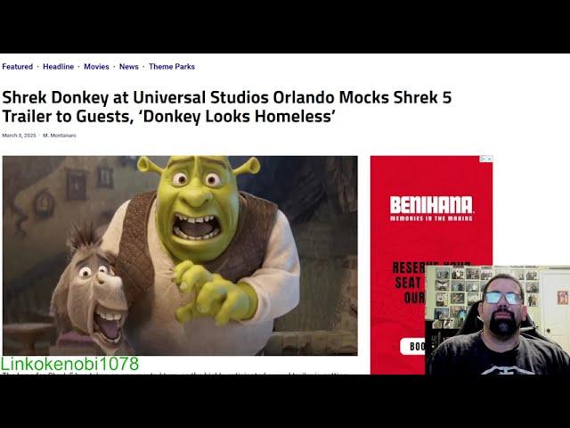 Shrek 5 Trailer Was So Bad Even Univeral Studio's Donkey Cameo Even Joke Around About The Trailer