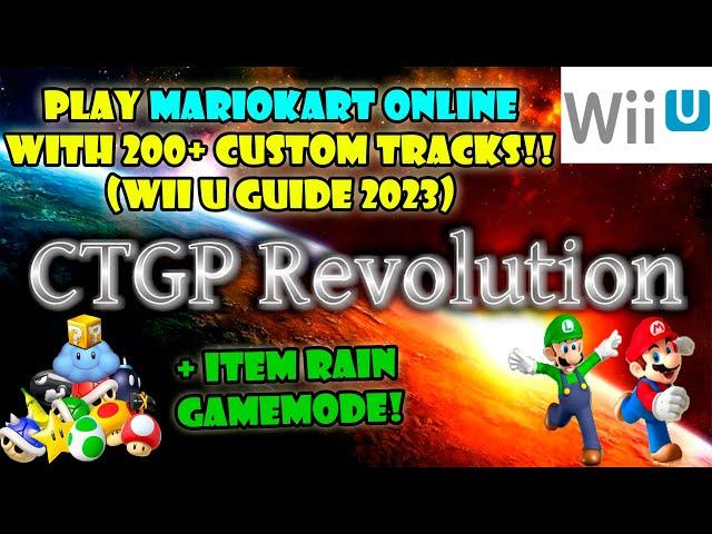 Play MarioKart Wii Online with 200+ Custom Tracks and ITEM RAIN! (CTGP-R Tutorial)